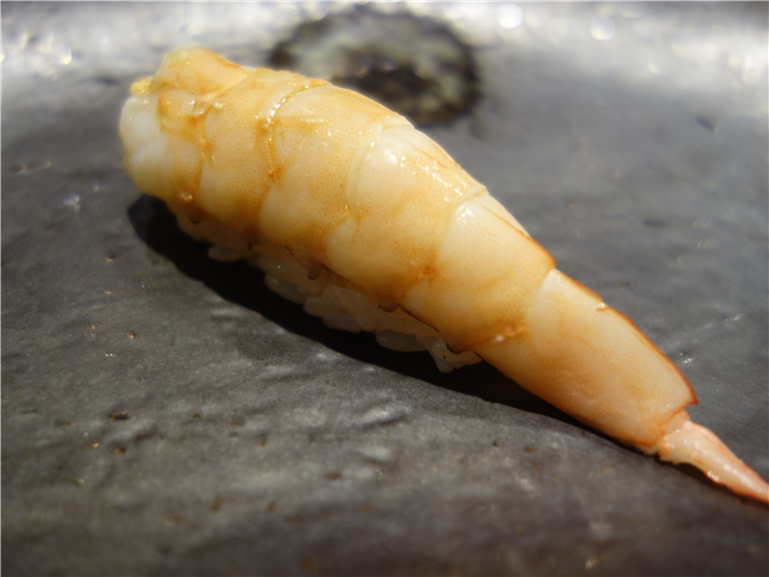 sushi of jumbo shrimp